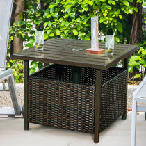 Rattan effect online table